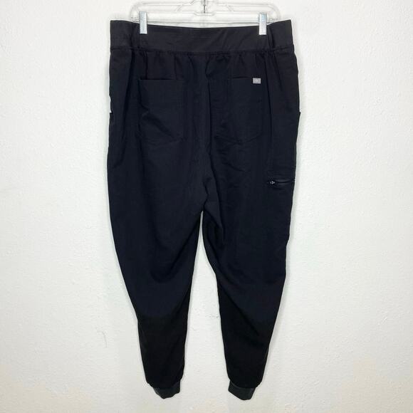 Figs Catarina Top & Zamora Joggers Set In Black 3XL - Picture 7 of 7